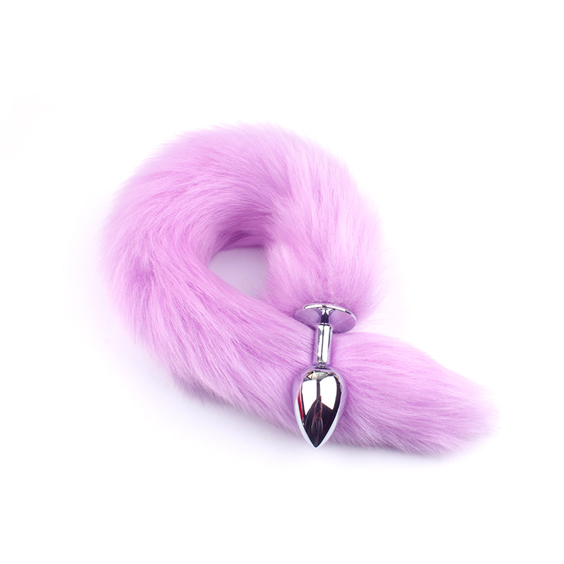 Plug anal queue de renard pour hommes et femmes, gode vaginal, vibrateur anal, masseur de prostate, mastjaune anal