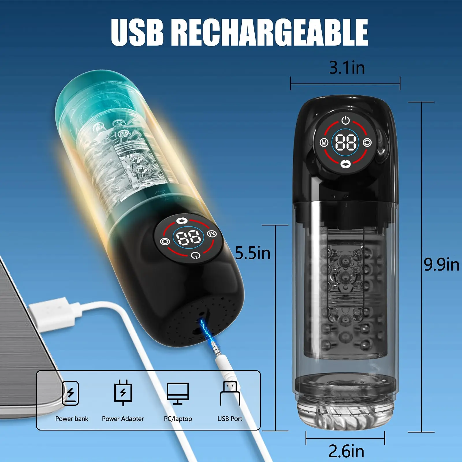 Pompe à pénis à rotation automatique LCD pour hommes, masturbateur masculin, succion, léchage, 6s, pompe à pénis sous vide, eau, SPA, vraie poche, chatte, jouets sexuels, 18, nouveau