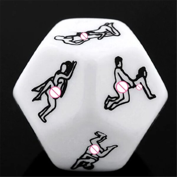 Jeu de dés drôle et sexy à 12 côtés pour adulte, cubes d'amour, d'humour, de sexe, de romance, de Kama Sutra Craps, jouets, cadeaux de fête, 7,0 – Image 2
