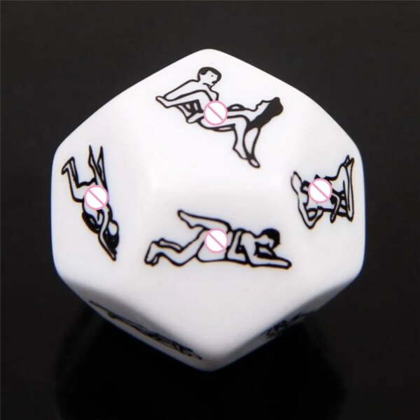 Jeu de dés drôle et sexy à 12 côtés pour adulte, cubes d'amour, d'humour, de sexe, de romance, de Kama Sutra Craps, jouets, cadeaux de fête, 7,0 – Image 4