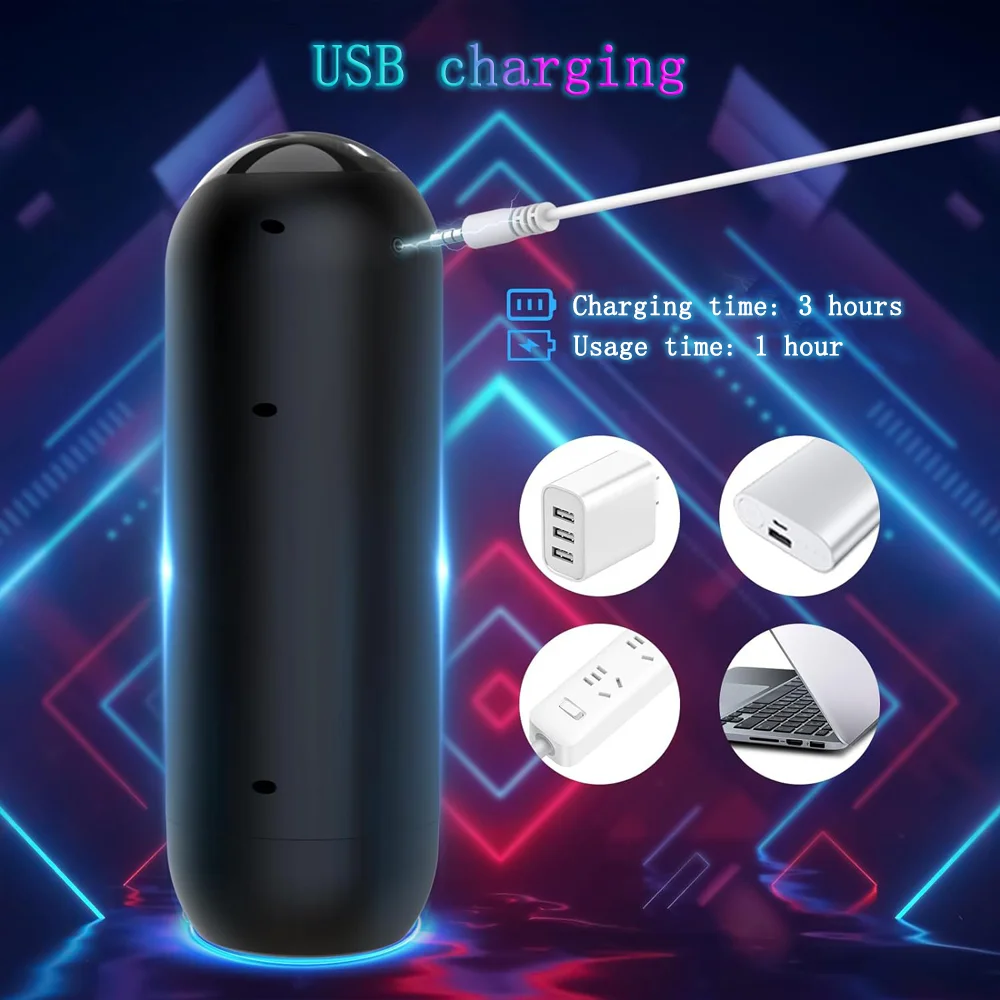 Vibration de mastyljaune pour hommes, ventouse de poussée, vrai sexe Chevvaginal, jouets sexuels de tasse, produits pour adultes, 3 en 1