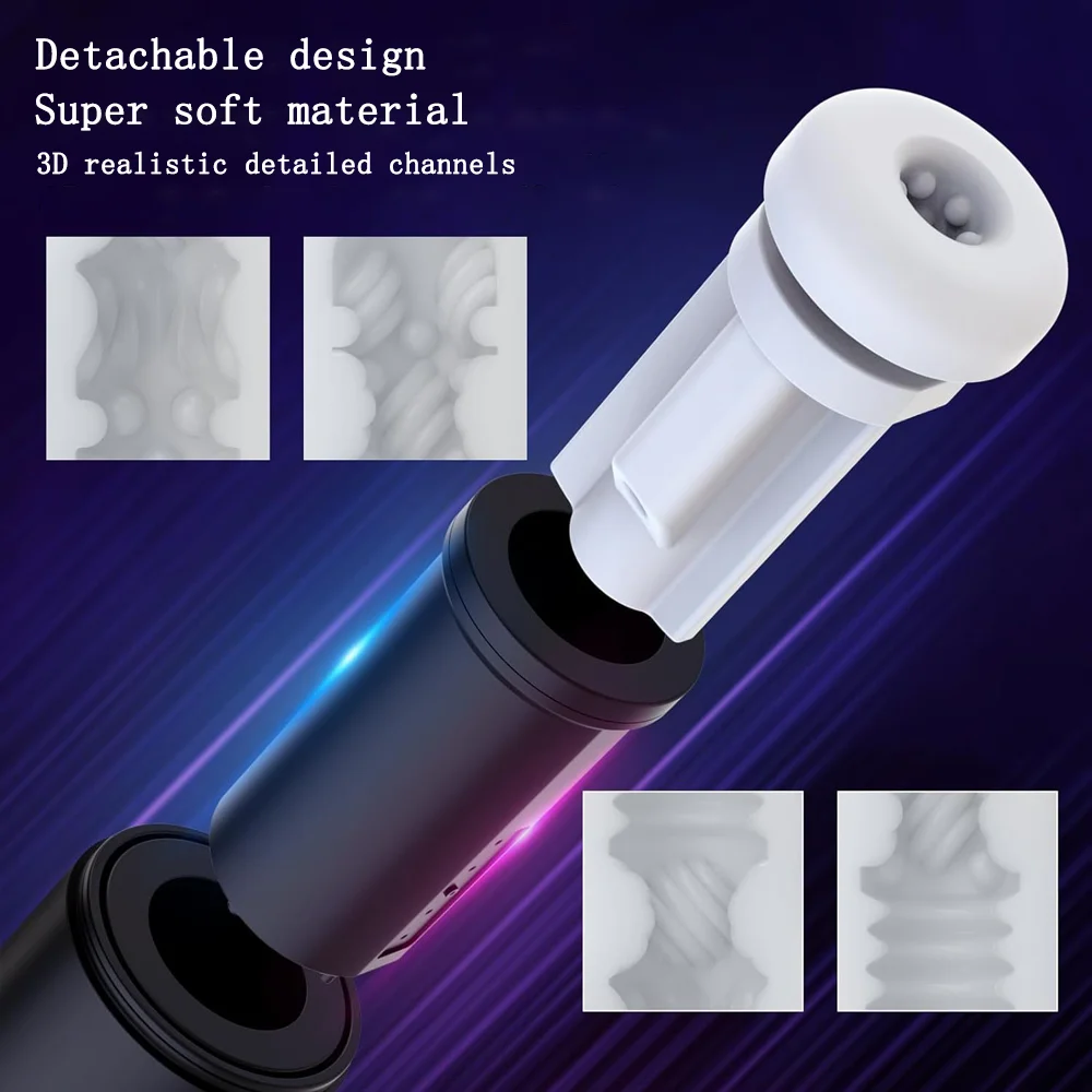 Vibration de mastyljaune pour hommes, ventouse de poussée, vrai sexe Chevvaginal, jouets sexuels de tasse, produits pour adultes, 3 en 1