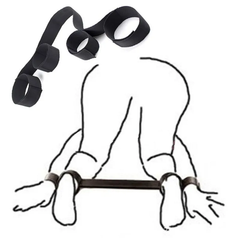 Menottes Bondage Sex Toys pour adultes, kit de jeu de retenue de poignet, jouet porno SM, bracelet réglable et anneau de jambe, produits sexy, Sexshop