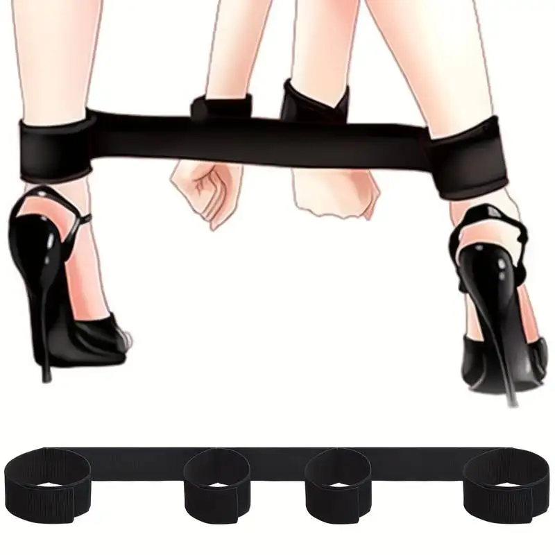 Menottes Bondage Sex Toys pour adultes, kit de jeu de retenue de poignet, jouet porno SM, bracelet réglable et anneau de jambe, produits sexy, Sexshop