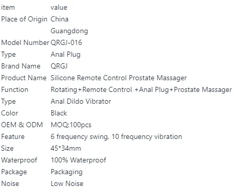Vibromasseur anal en silicone avec télécommande, plugue rotatif, masseur de prostate, godemichet anal, dilatateur, jouets sexuels pour femmes et hommes, 360