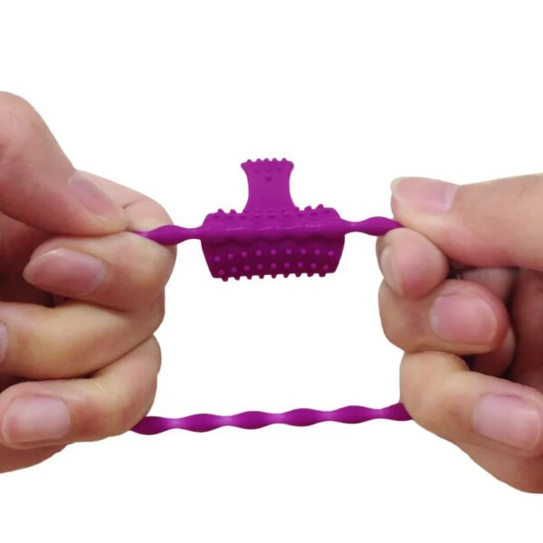 Anneau de pénis vibromasseur pour homme, anneau pénien, jouets sexy pour homme, UNIS issement clitoridien intense, éjaculation retardée, fournitures pour adultes, 18 – Image 6