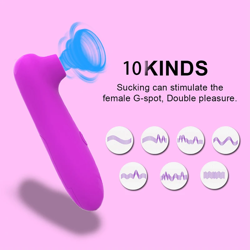 Vibromasseur à Succion pour Femme, Produit pour Clitoris et Vagin, Épaisseur Sous Vide, Jouets Sexy pour Adultes
