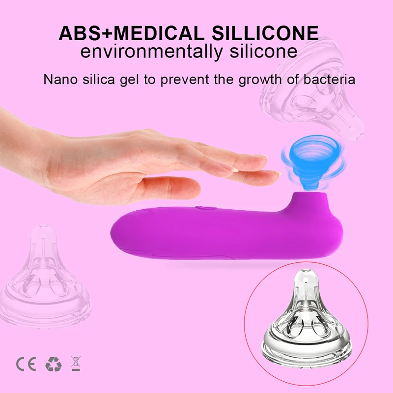 Vibromasseur à Succion pour Femme, Produit pour Clitoris et Vagin, Épaisseur Sous Vide, Jouets Sexy pour Adultes