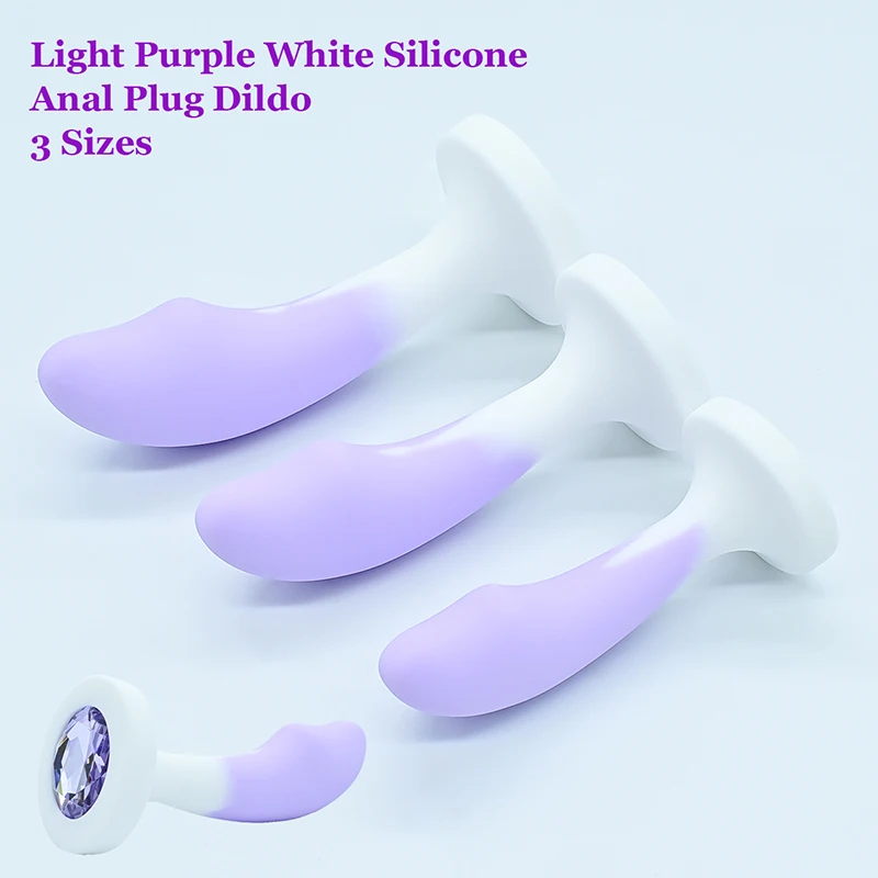 Plug anal en silicone pour femme, base en cristal, jouets sexuels, jouets sexy, entraîneur anal, gode adulte, sex-shop