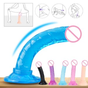 Plug anal gode doux pour hommes et femmes, jouets sexy, pénis Élavec ventouse, bite noire, produits de sexe pour adultes, boutique de fesses