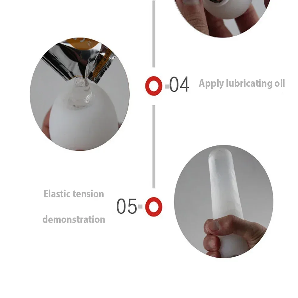 Tasse de masturbation de jaune d'oeuf pour hommes, vagin portable, massage du pénis d'oeuf, jouets doux pour adultes, exercice de gland, jouet sexy extensible