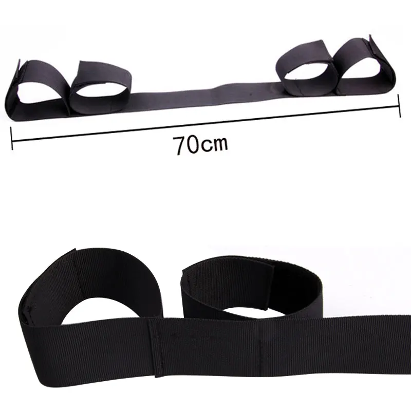 Bsie m Bondage 7.0-Menottes et collier de rinçage, jeux sexy pour adultes, jouets sexuels pour femmes et couples, retenue en cuir, jambe ouverte, produit sexuel
