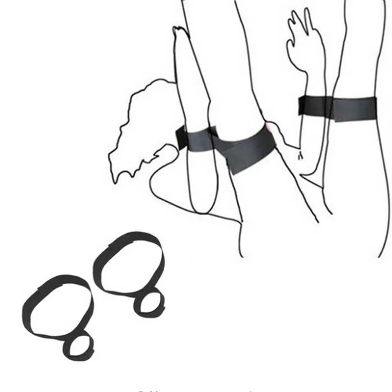 Bsie m Bondage 7.0-Menottes et collier de rinçage, jeux sexy pour adultes, jouets sexuels pour femmes et couples, retenue en cuir, jambe ouverte, produit sexuel