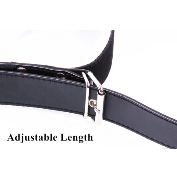 Bsie m Bondage 7.0-Menottes et collier de rinçage, jeux sexy pour adultes, jouets sexuels pour femmes et couples, retenue en cuir, jambe ouverte, produit sexuel – Image 5