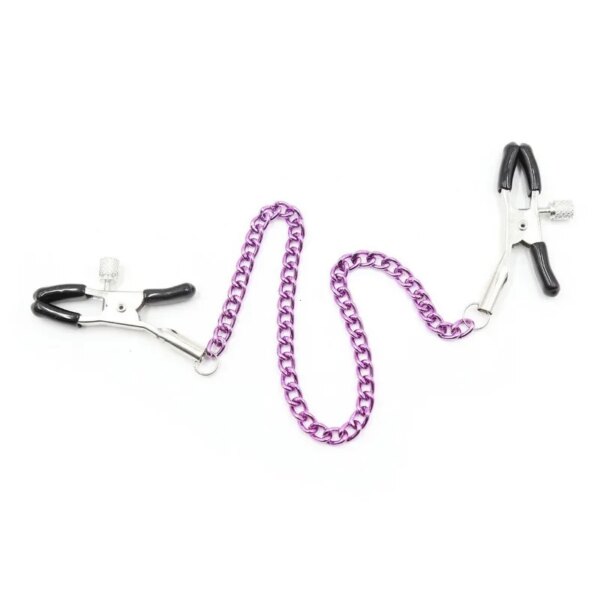 Pinces à lait en métal pour couples, pinces de massage des seins, fétiche adulte, flirtant, gadgets, jouets sexuels, JOcontinents, Javier 7.0 – Image 2
