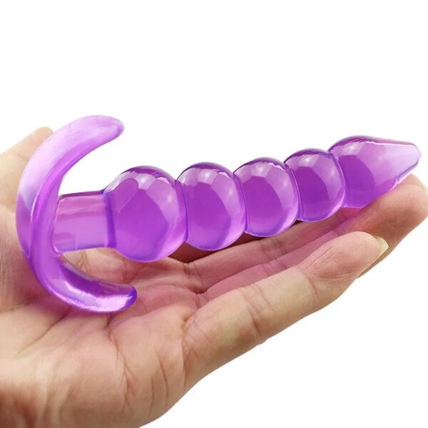 Bouchons anaux en silicone souple pour hommes et femmes, gode, perles anales, massage de la prostate, bouchon sexy unisexe, jouet sexuel pour adultes, jeux – Image 3