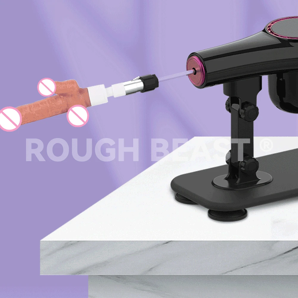 ROUGH BEAST-Machine Sexuelle Télescopique existent Sans Fil, Jouets Sexuels pour Hommes et Femmes, Accessoires de Rêves 3XLR