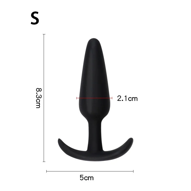 Gode anal en silicone sûr pour hommes et femmes, plug anal, bouchon sexy, 3 tailles différentes, jouets sexuels pour adultes, masseur d'entraînement, unisexe, 100%