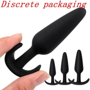 Gode anal en silicone sûr pour hommes et femmes, plug anal, bouchon sexy, 3 tailles différentes, jouets sexuels pour adultes, masseur d'entraînement, unisexe, 100%