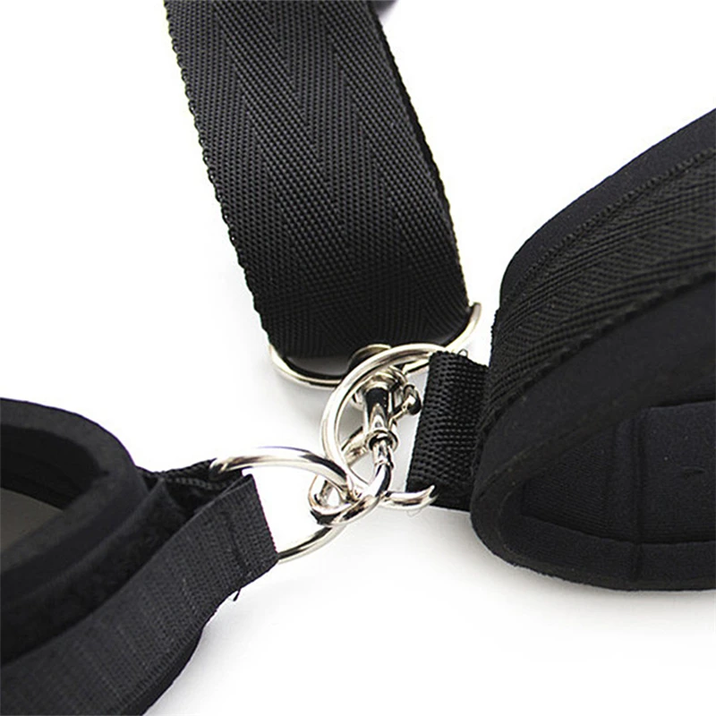 Jouets de bondage porno pour adultes, jouets sexy pour femmes et hommes, menottes, jambes fendues, lingerie pour dames, olympiques de même, 18 + 7.0
