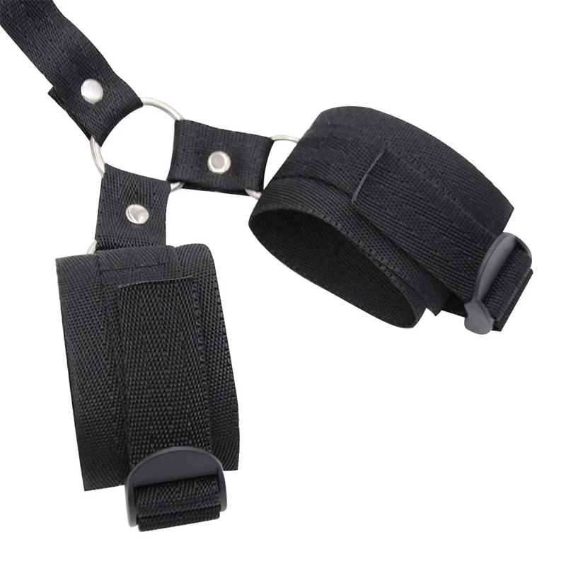 Jouets de bondage porno pour adultes, jouets sexy pour femmes et hommes, menottes, jambes fendues, lingerie pour dames, olympiques de même, 18 + 7.0