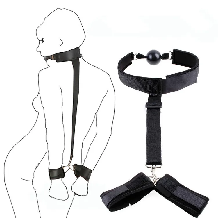 Jouets de bondage porno pour adultes, jouets sexy pour femmes et hommes, menottes, jambes fendues, lingerie pour dames, olympiques de même, 18 + 7.0