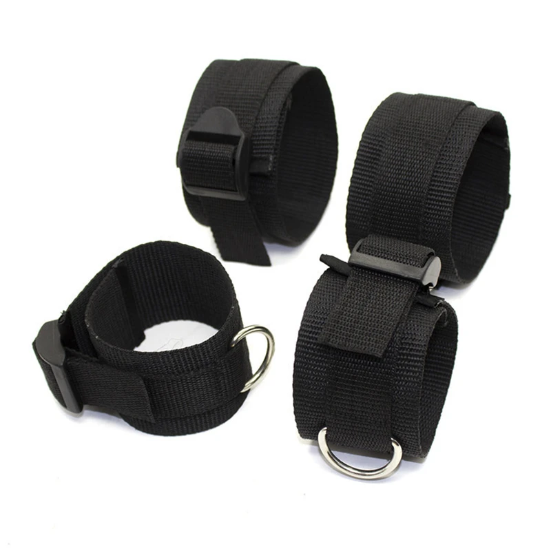 Jouets de bondage porno pour adultes, jouets sexy pour femmes et hommes, menottes, jambes fendues, lingerie pour dames, olympiques de même, 18 + 7.0