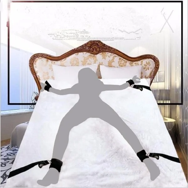 Jouets de bondage porno pour adultes, jouets sexy pour femmes et hommes, menottes, jambes fendues, lingerie pour dames, olympiques de même, 18 + 7.0