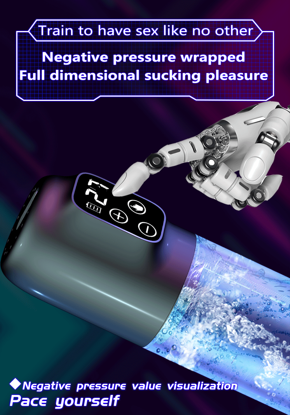 Pompe à eau électrique pour pénis, Rechargeable, automatique, pour homme, agrandissement, érection, extension, succion du pénis, dispositif de pression Sextoy Homme Pompe a Pennis Vas Et Vient Pompe a Penis Pompe Penis