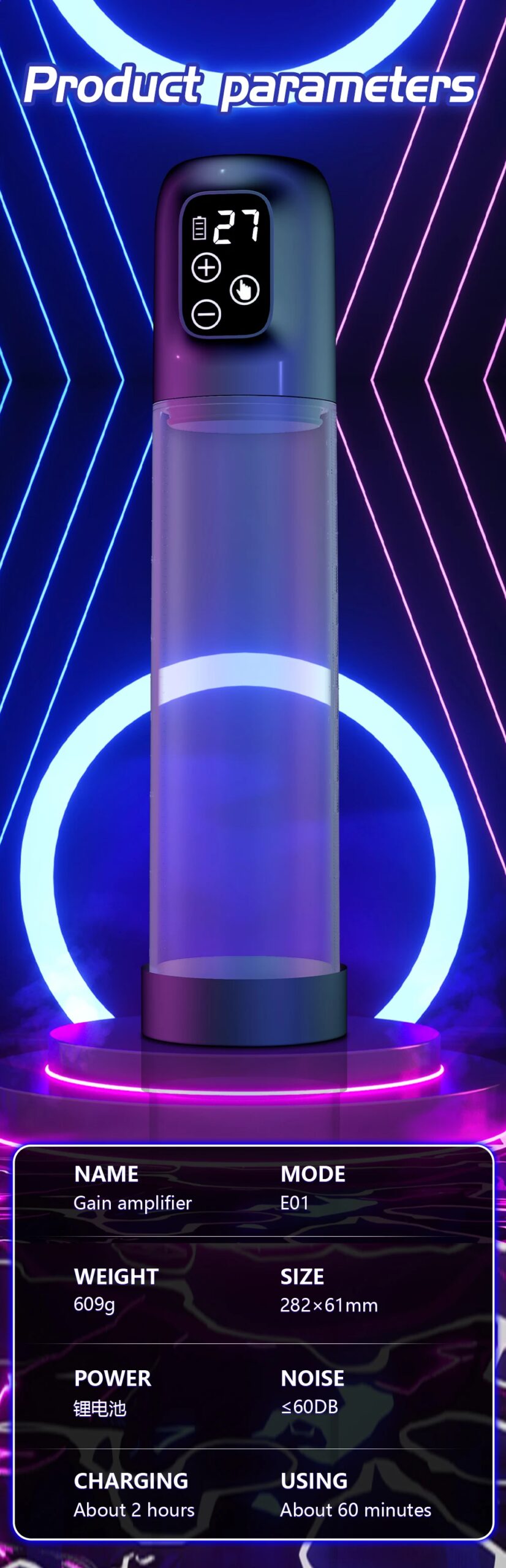 Pompe à eau électrique pour pénis, Rechargeable, automatique, pour homme, agrandissement, érection, extension, succion du pénis, dispositif de pression Sextoy Homme Pompe a Pennis Vas Et Vient Pompe a Penis Pompe Penis