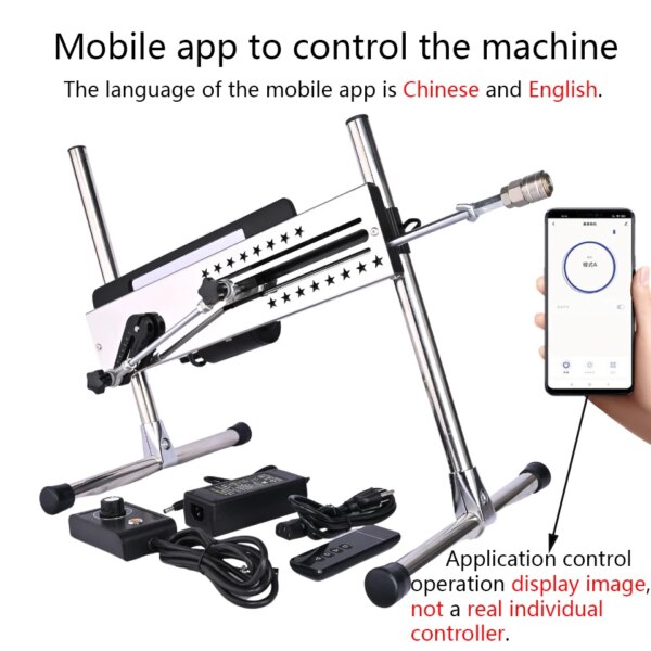 ROUGH BEAST-Machine Sexuelle Silays euse pour Couples, Contrôle par Application, Accessoire de Rêves, Vac U Réglable, Serrure, 30db, Course de 3 à 15cm, 120W – Image 3