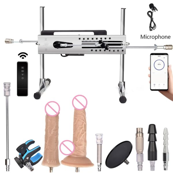 ROUGH BEAST-Machine Sexuelle Silays euse pour Couples, Contrôle par Application, Accessoire de Rêves, Vac U Réglable, Serrure, 30db, Course de 3 à 15cm, 120W