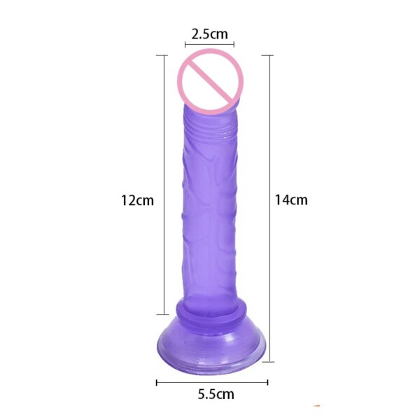 Double gode réaliste en silicone pour femme, pénis sexy, plug anal anal, vibromasseur, jouet sexuel éducatif, pénétration vibrante – Image 4