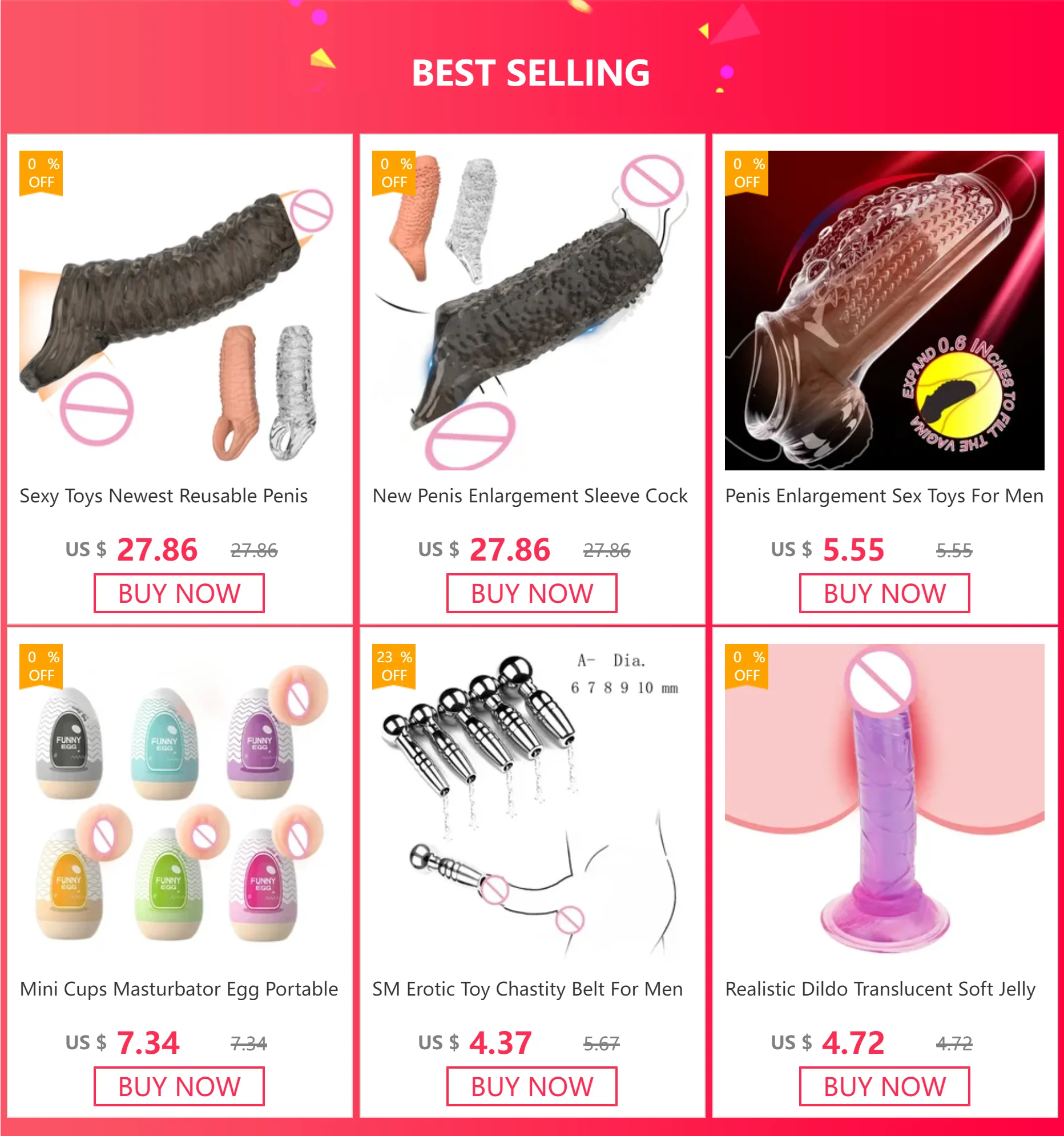 Manchon de pénis réutilisable pour homme, anneaux péniens, éjaculation retardée, UNIS issement du clitoris, agrandissement de la buse, jouets sexy, le plus récent