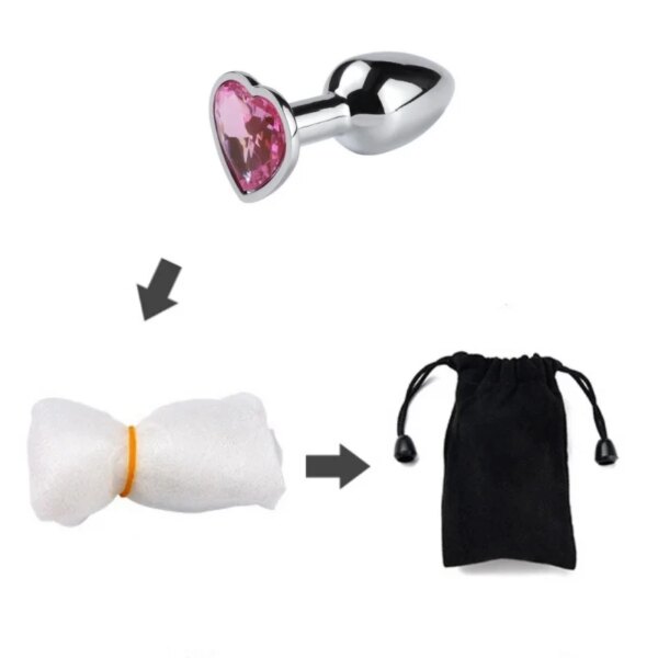 Mini dilatateur de prise anale en métal sexy pour femmes, accessoires sexuels, masseur de prostate, queue de cul gay, 7,0 jeux pour adultes – Image 4