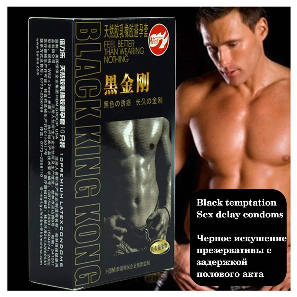 Préservatifs pour hommes, 10 pièces, jouets sexuels pour hommes noirs, manchon de pénis, retardement d'éjaculation, érotiques durables pour adultes, préservatifs de corps dorés