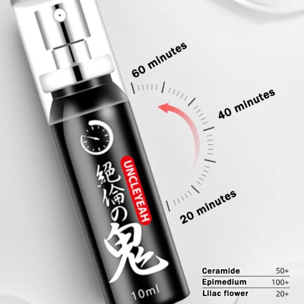Spray retardateur longue durée pour hommes, temps d'éjaculation retardée par 60 Minutes d'érection, huile d'amélioration du pénis sexuel toute la nuit – Image 6