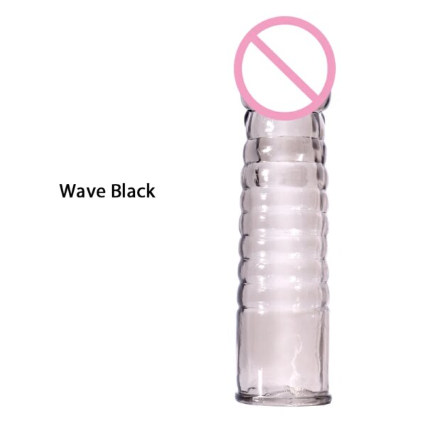 Extensions de Pénis pour Adulte, Spray de Retardement, Manchon de Genre, Ohio eur d'Agrandissement Masculin, Anneau de Coq, Jouets Sexuels – Image 5