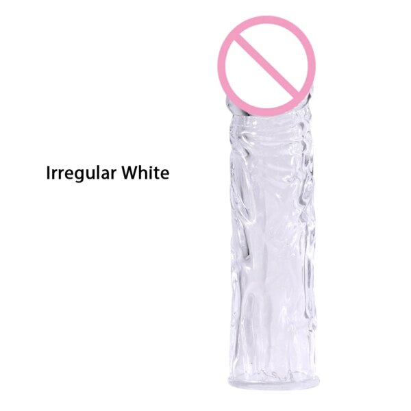 Extensions de Pénis pour Adulte, Spray de Retardement, Manchon de Genre, Ohio eur d'Agrandissement Masculin, Anneau de Coq, Jouets Sexuels – Image 4