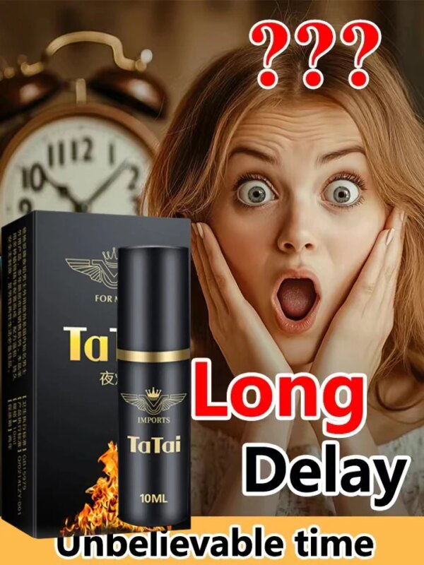 Spray retardateur pour parties intimes pour hommes, Solution de soins externes, longue guerre, 60 minuates, Endurance longue durée, sexe pour adultes
