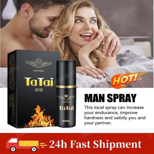 Spray retardateur pour parties intimes pour hommes, Solution de soins externes, longue guerre, 60 minuates, Endurance longue durée, sexe pour adultes – Image 2