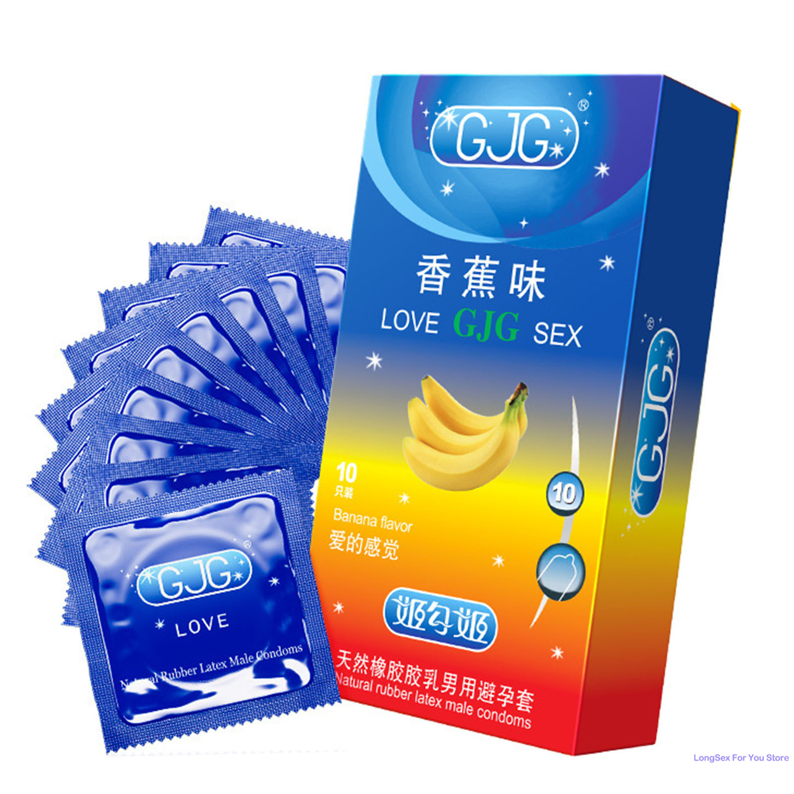 Manchons de pénis ultra fins pour hommes, saveur de fruits, jouets sexuels pour adultes, Neutritudulation de l'eau, 7,0 produits, Sex Shop, 10 pièces