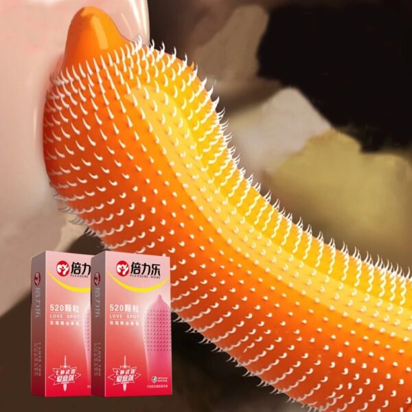 G-spot-Jouet Sexuel pour Adulte, 520 Particules, Pénis en Caoutchouc pour Manches, Épaisseur 7.0, Sécurité, Homme, InDispensGoods, Sex Shop