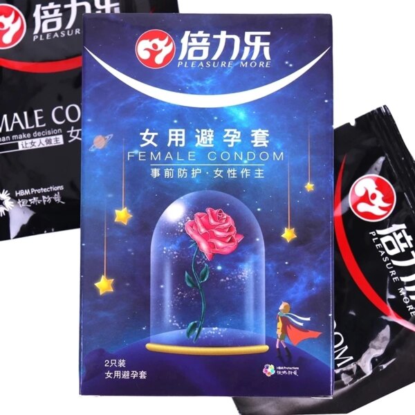 Gros préservatifs jouet sexuel adulte pour femmes 75mm préservatifs en Latex de caoutchouc G Spot stimuler préservatif féminin manchon de pénis Contraceptif Sex Shop – Image 2