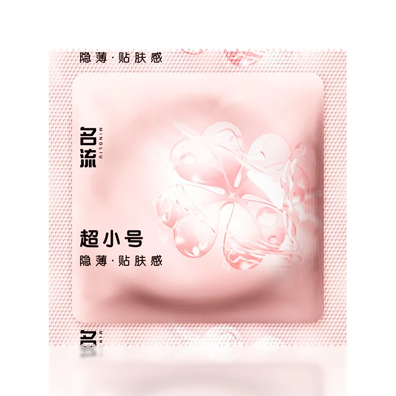 Préservatif Ultra fin pour hommes, 45mm, manches de pénis en Latex naturel, 10 pièces, lubrifiant à l'acide hyaluronique, jouets sexuels, Contraception sûre