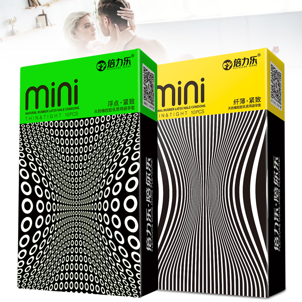 Préservatifs Ultra fins taille S 46mm Mini préservatif Super mince pointillé granulaire serrer jouets sexuels pour hommes retarder l'éjaculation passionnée 18 +