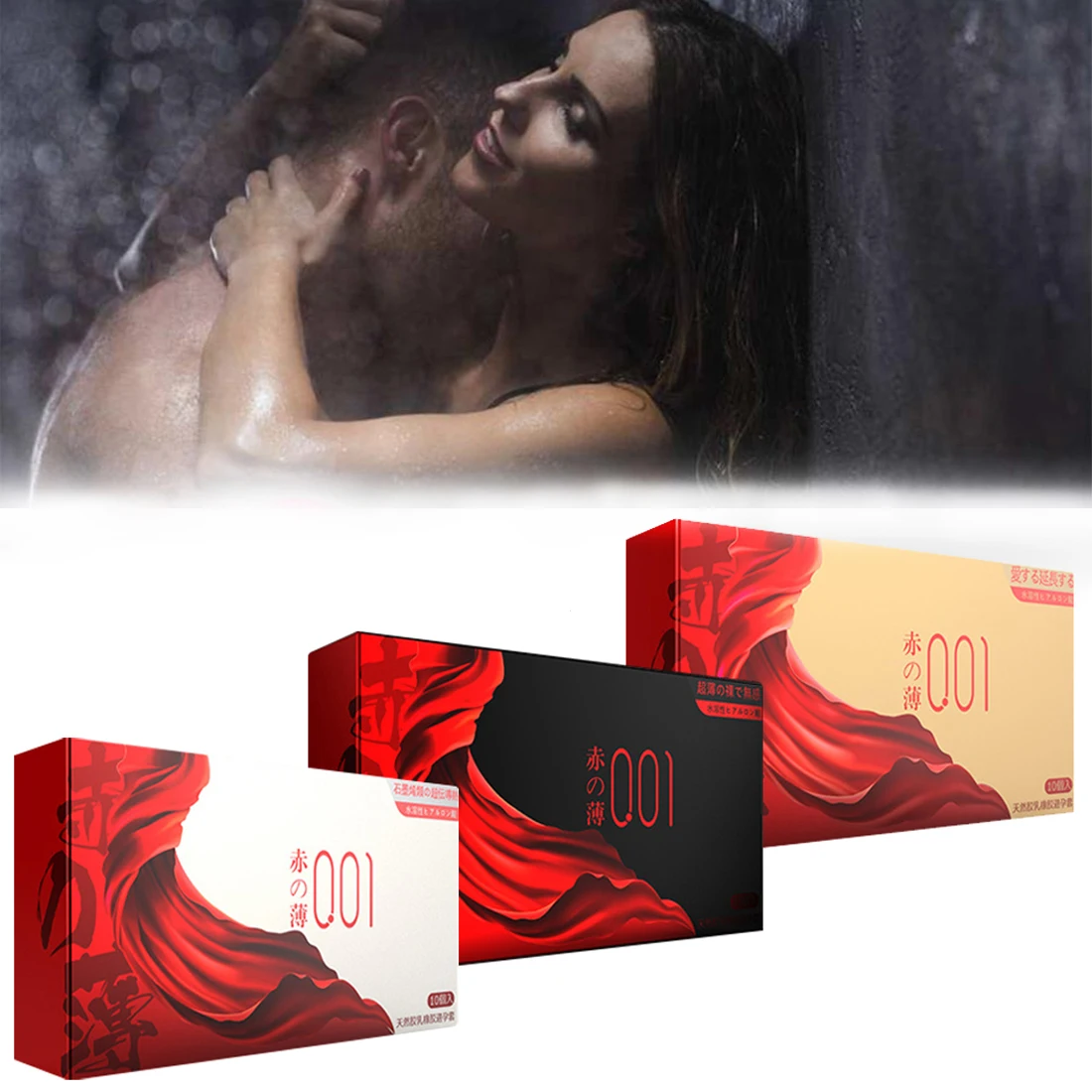 Préservatifs japonais Ultra fins pour hommes, Long sexe, sensation chaude, plaisir, manchon de pénis en Latex ultra-fin, produits intimes pour adultes