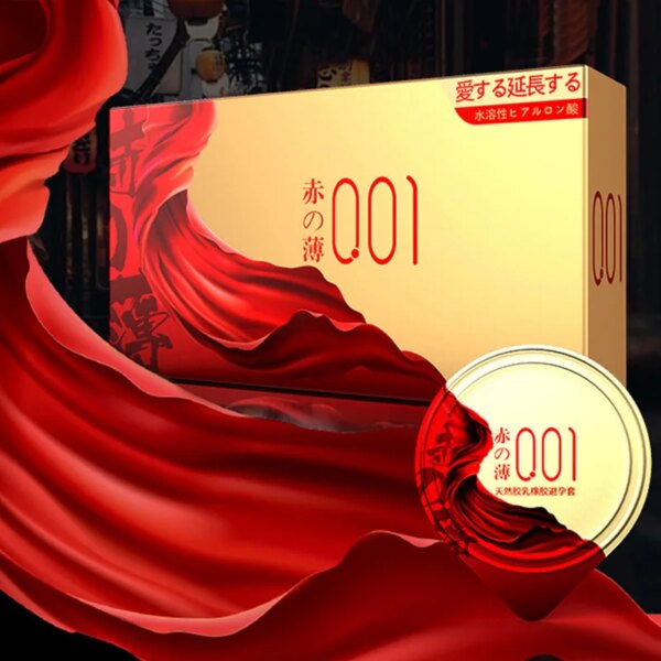 Préservatifs japonais Ultra fins pour hommes, Long sexe, sensation chaude, plaisir, manchon de pénis en Latex ultra-fin, produits intimes pour adultes – Image 3