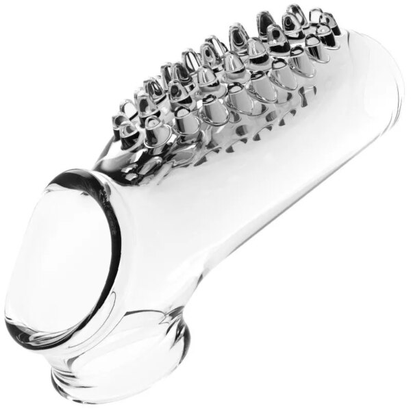 Manchon d'agrandissement du pénis pour hommes, jouet sexuel avec retard, extenseur de pénis, console d'extension, produits de sexe pour adultes, grandes pointes – Image 6