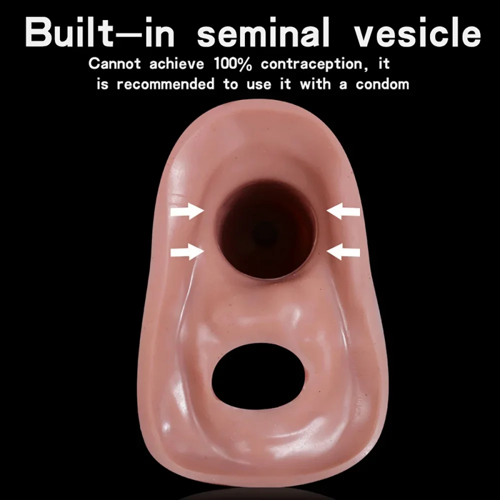 Préservatifs En Silicone Pour Hommes, Retardateur D'Éjaculation, Jouets Sexuels, Rehausseur De Pénis, Extension, Préservatif Réutilisable, Machine Sexuelle, Maturbateur Masculin